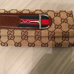Gucci Ladies Horsebit Long Wallet